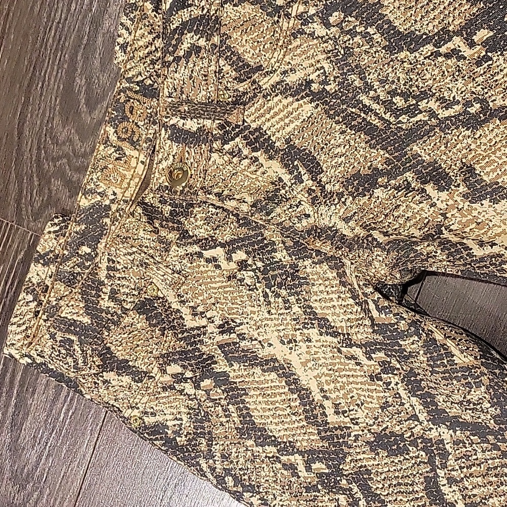❤ DL1961 EMMA SNAKESKIN PRINT SKINNY LEGGING JEANS IN SLITHER, 0 (25) - Picture 3 of 6